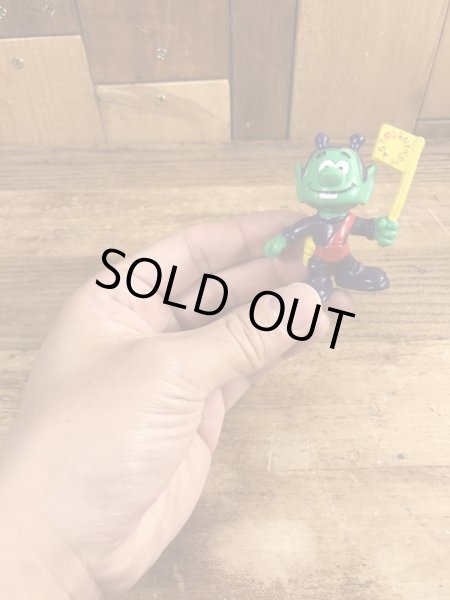 80’sのフラッグを持ったアストロスニックのヴィンテージのPVC製フィギュア