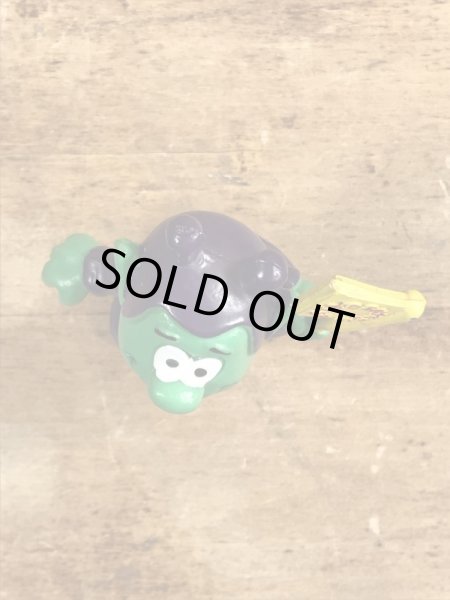 80年代頃の旗を持ったアストロスニックのビンテージのPVCフィギュア