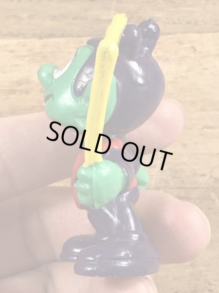 80’sのフラッグを持ったアストロスニックのヴィンテージのPVC製フィギュア