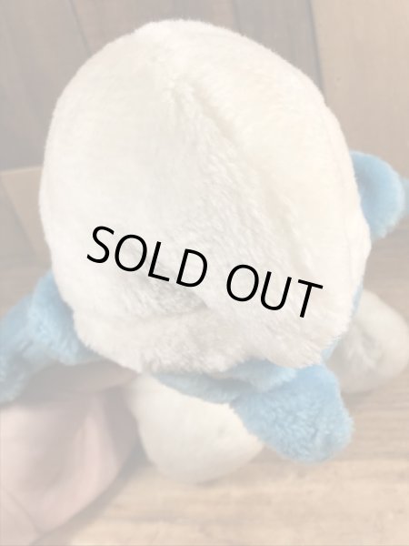 70年代頃のスマーフのビンテージのぬいぐるみ