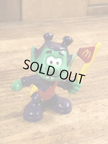 80年代頃のフラッグを持ったアストロスニックのビンテージのPVCフィギュア