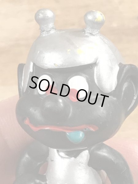 80年代頃のトイレをしているアストロスニックのビンテージのPVCフィギュア