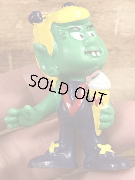 80年代頃のソフトクリームを持ったアストロスニックのビンテージのPVCフィギュア