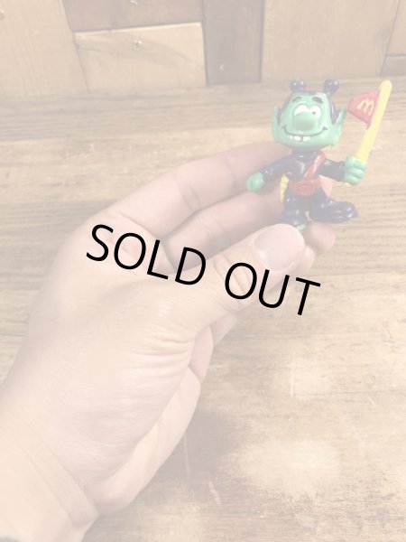 80’sのフラッグを持ったアストロスニックのヴィンテージのPVC製フィギュア