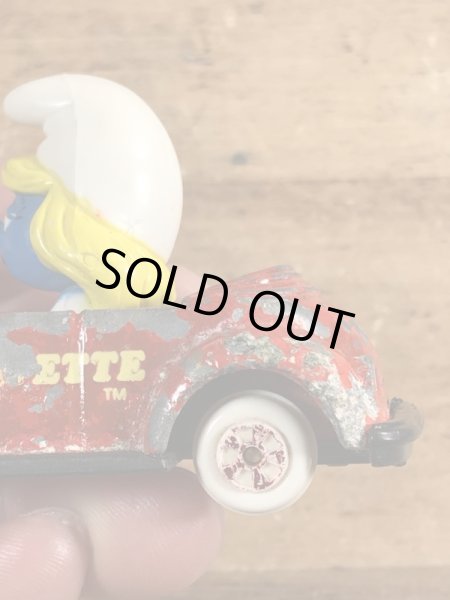 80年代頃のスマーフェットのビンテージのミニカー