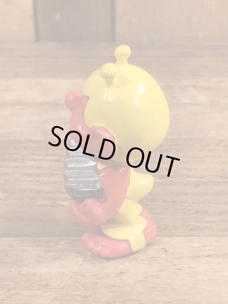 80’sのアコーディオンを弾いているアストロスニックのヴィンテージのPVC製フィギュア