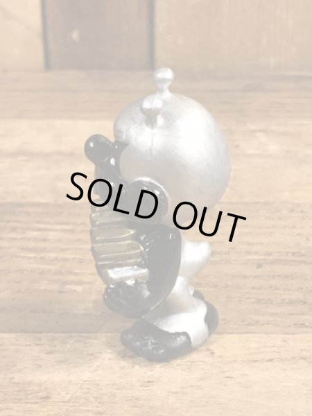 80’sのアコーディオンを弾いているアストロスニックのヴィンテージのPVC製フィギュア