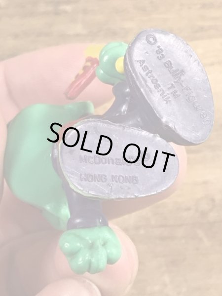 80’sのフラッグを持ったアストロスニックのヴィンテージのPVC製フィギュア