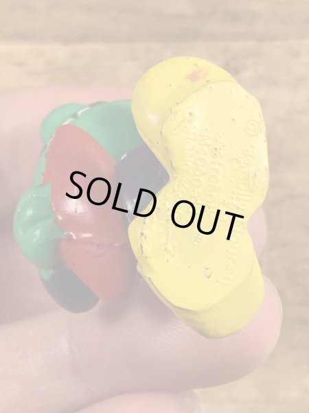 80’sのラグビーをしているアストロスニックのヴィンテージのPVC製フィギュア