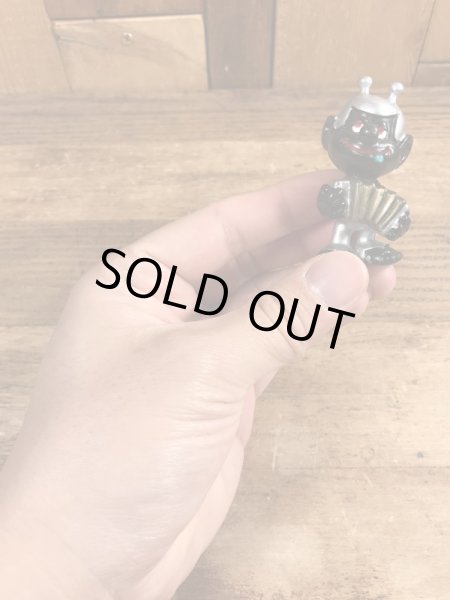 80’sのアコーディオンを弾いているアストロスニックのヴィンテージのPVC製フィギュア