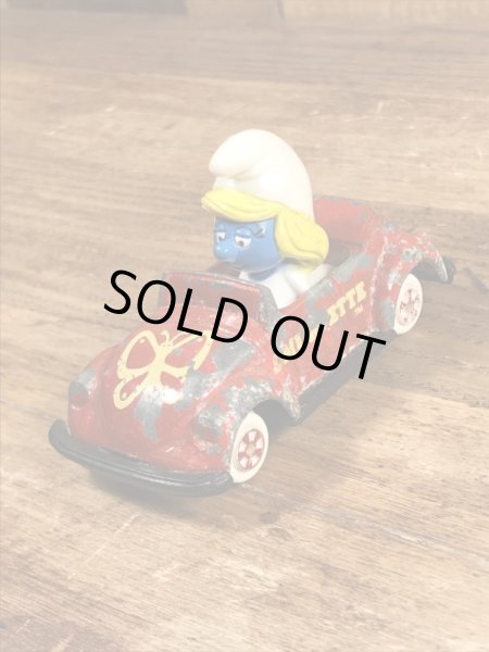 80年代頃のスマーフェットのビンテージのミニカー