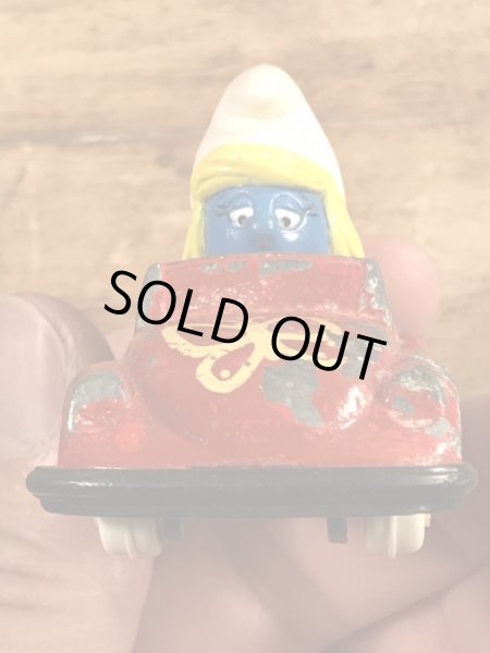 80年代頃のスマーフェットのビンテージのミニカー