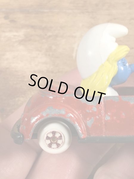 80年代頃のスマーフェットのビンテージのミニカー