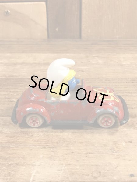 80年代頃のスマーフェットのビンテージのミニカー