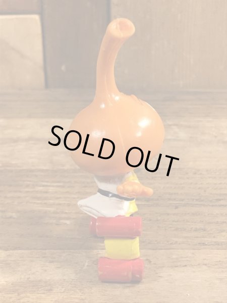 80’sのローラースケートをしているスノークスのヴィンテージのPVC製フィギュア