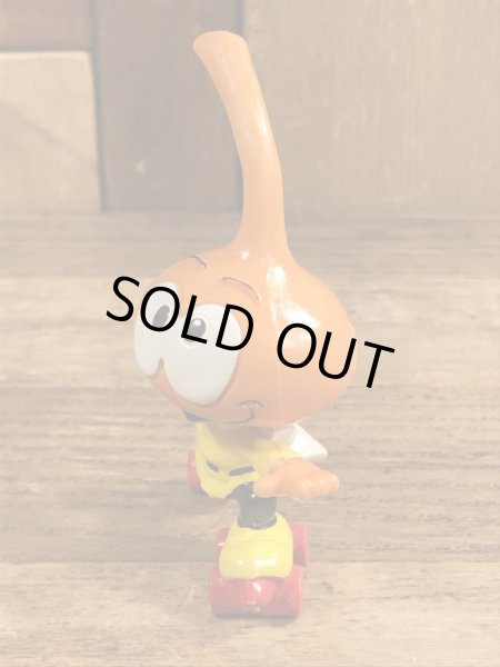 80年代頃のローラースケートをしているスノークスのビンテージのPVCフィギュア