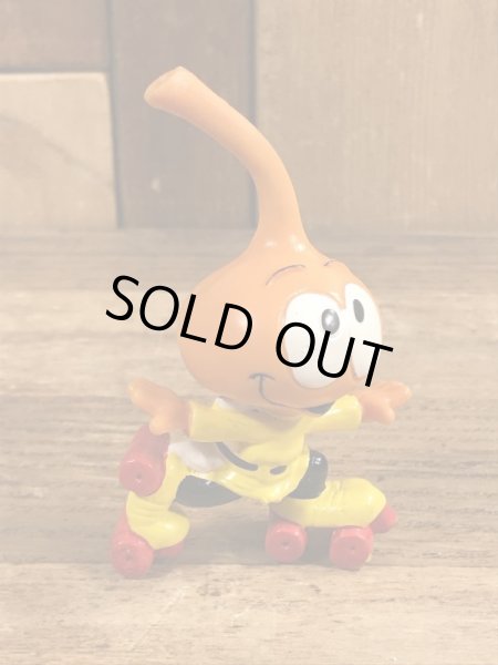 80’sのローラースケートをしているスノークスのヴィンテージのPVC製フィギュア