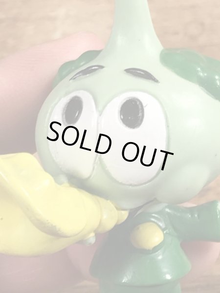 80年代頃のホーンを吹いたスノークスのヴィンテージのPVC製フィギュア