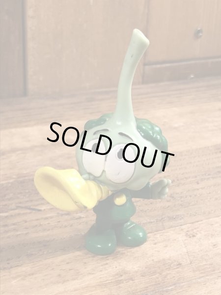 80年代頃のほら貝を吹いたスノークスのビンテージのPVCフィギュア