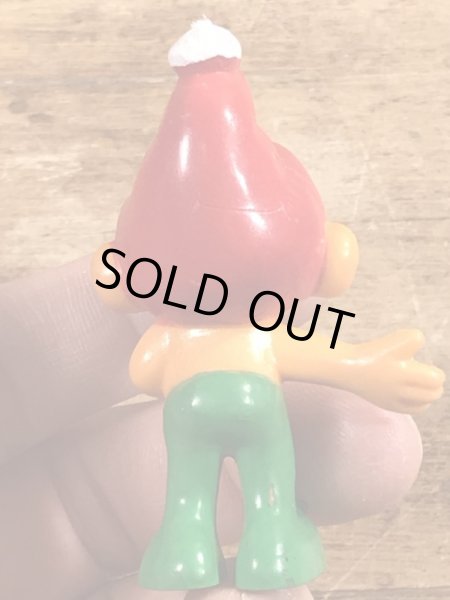 70年代頃のスマーフに似たグノームファミリーのビンテージのPVCフィギュア