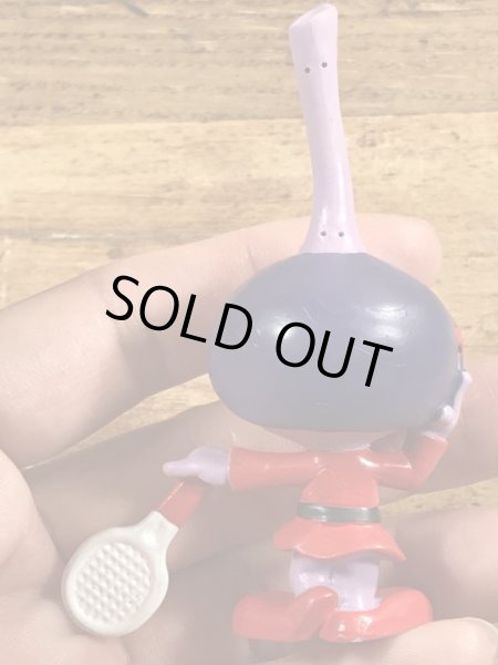 80年代頃のテニスをしているスノークスのビンテージのPVCフィギュア