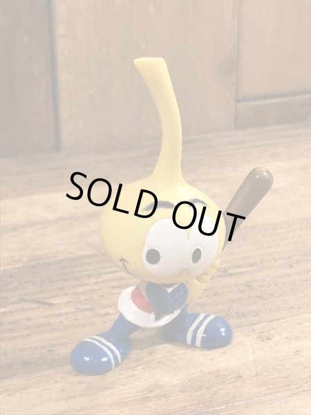 80年代頃の野球をしているスノークスのビンテージのPVCフィギュア