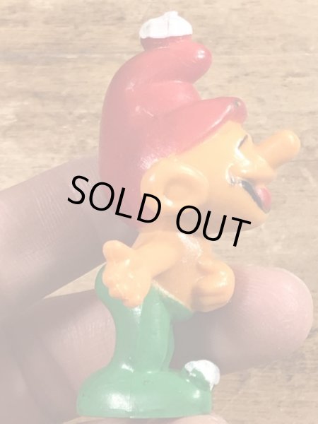 70’sのスマーフによく似たグノームファミリーのヴィンテージのPVC製フィギュア