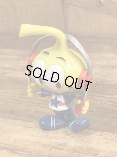 80’sのヘッドホンをしているスノークスのヴィンテージのPVC製フィギュア