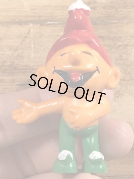 70年代頃のスマーフによく似たグノームファミリーのビンテージのPVCフィギュア