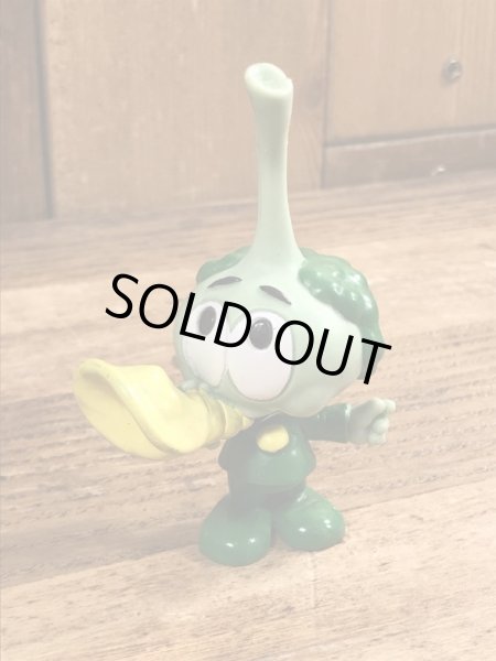 80年代頃のホーンを吹いたスノークスのヴィンテージのPVC製フィギュア