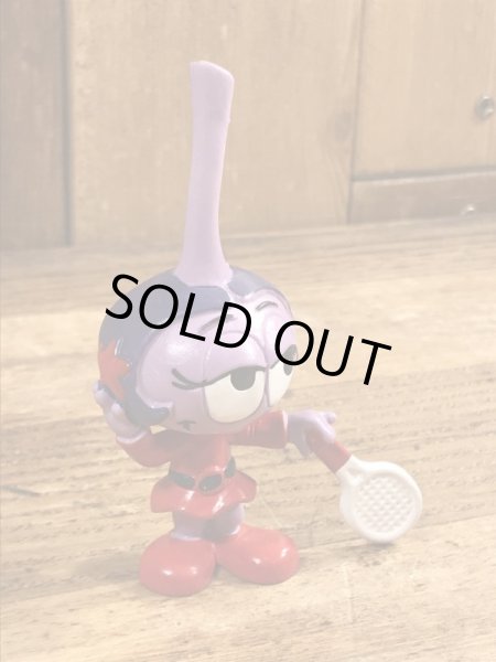 80年代頃のテニスをしているスノークスのビンテージのPVCフィギュア