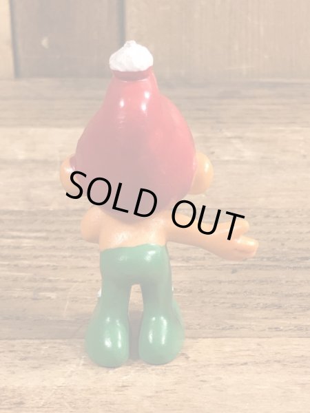 70’sのスマーフによく似たグノームファミリーのヴィンテージのPVC製フィギュア