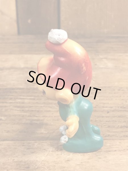 70’sのスマーフによく似たThe Gnome FamilyのヴィンテージのPVC製フィギュア