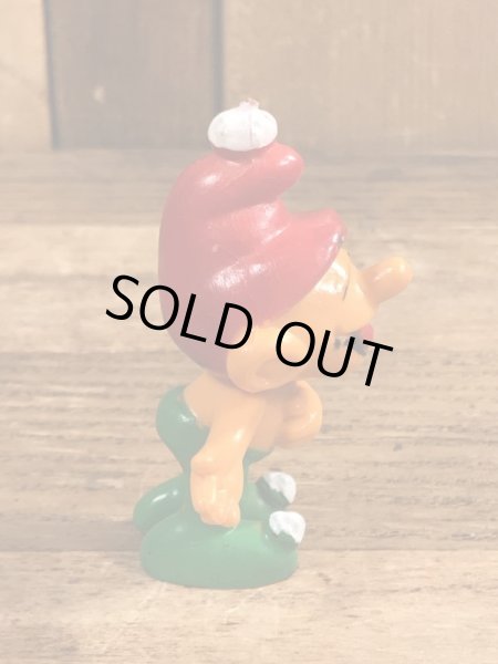 70年代頃のスマーフに似たグノームファミリーのビンテージのPVCフィギュア