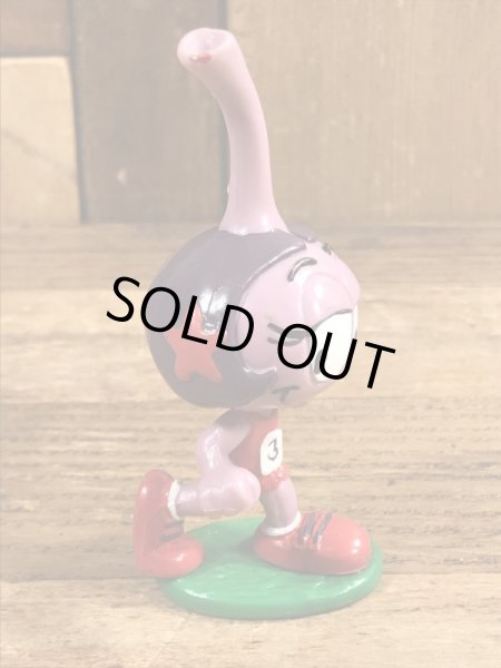 80年代頃のジョギングをしているスノークスのビンテージのPVCフィギュア