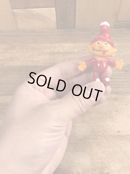 70’sのスマーフによく似たグノームファミリーのヴィンテージのPVC製フィギュア