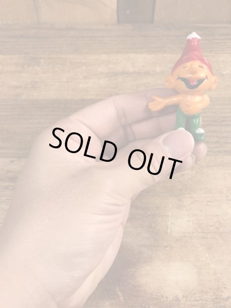 70’sのスマーフによく似たグノームファミリーのヴィンテージのPVC製フィギュア