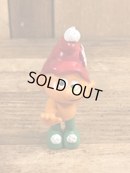 70’sのスマーフに似たグノームファミリーのヴィンテージのPVC製フィギュア