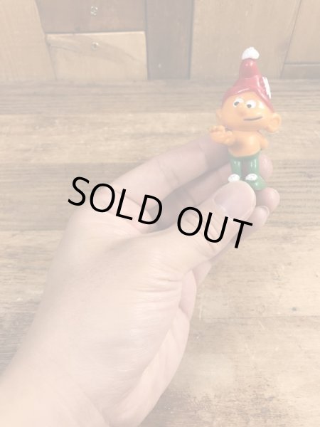 70’sのスマーフに似たグノームファミリーのヴィンテージのPVC製フィギュア