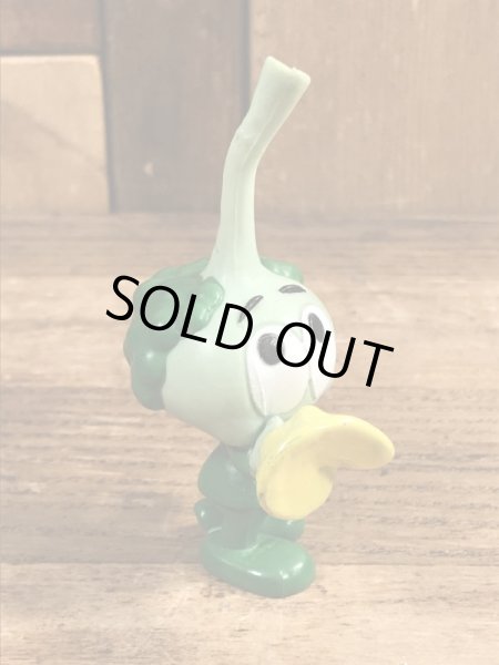 80年代頃のホーンを吹いたスノークスのヴィンテージのPVC製フィギュア