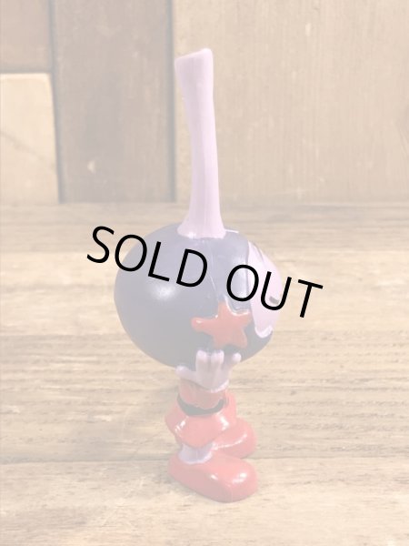 80年代頃のテニスをしているスノークスのビンテージのPVCフィギュア