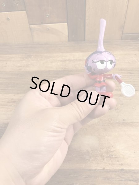 80’sのテニスをしているスノークスのヴィンテージのPVC製フィギュア