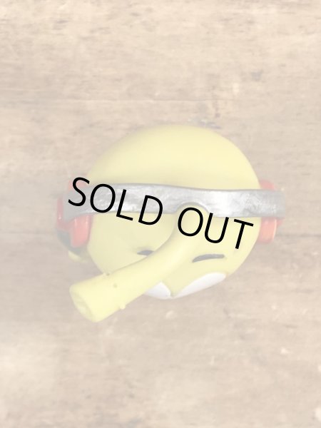 80年代頃のヘッドホンをしているスノークスのビンテージのPVCフィギュア