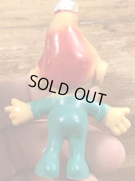 70年代頃のスマーフによく似たグノームファミリーのビンテージのPVCフィギュア