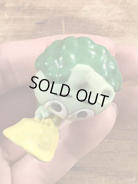 80年代頃のホーンを吹いたスノークスのヴィンテージのPVC製フィギュア