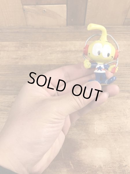 80’sのヘッドホンをしているスノークスのヴィンテージのPVC製フィギュア