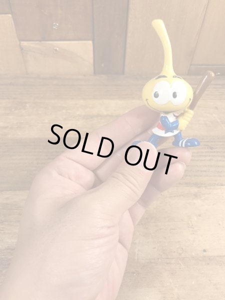 80年代頃の野球をしているスノークスのビンテージのPVCフィギュア