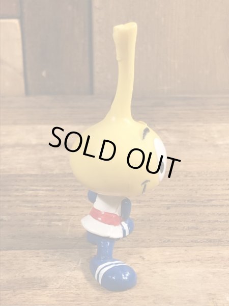 80年代頃の野球をしているスノークスのビンテージのPVCフィギュア