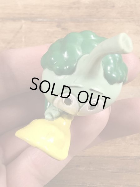 80年代頃のほら貝を吹いたスノークスのビンテージのPVCフィギュア