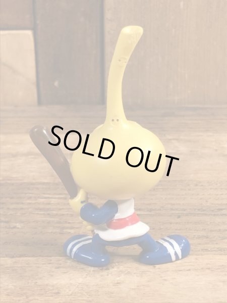 80’sの野球をしているスノークスのヴィンテージのPVC製フィギュア